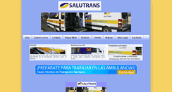 Desktop Screenshot of ambulanciassalutrans.com